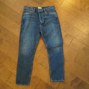 Agolde Indigo Straight Leg Jeans